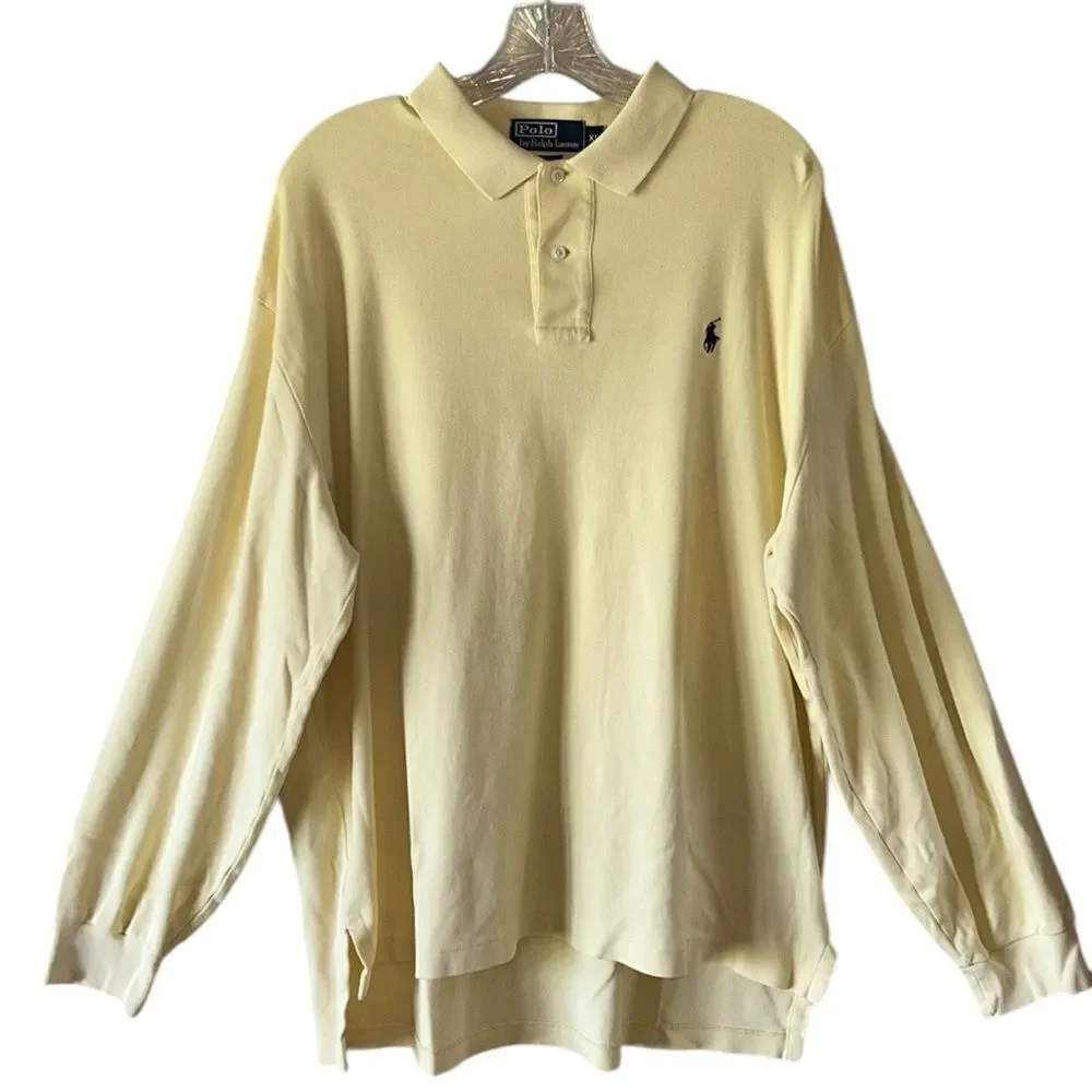 Ralph Lauren Mens‎ Yellow Polo Shirt